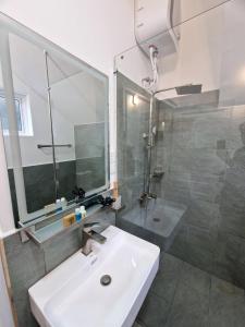 Koupelna v ubytování Villa Sole