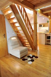 Kuchyň nebo kuchyňský kout v ubytování Apartment Šilec