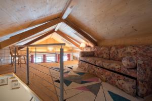 Posezení v ubytování Residence Salvan