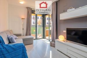 Et opholdsområde på Blue Lagoone Apartment Palamós