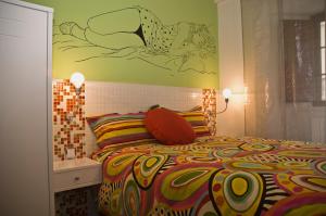 Katil atau katil-katil dalam bilik di Agroturismo Urrutia