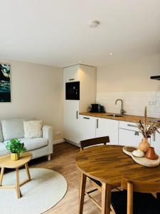 Kuchyň nebo kuchyňský kout v ubytování Ocean Breeze - Noordwijk aan Zee