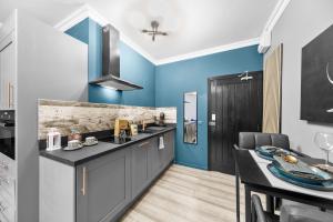 O bucătărie sau chicinetă la Downtown Studio 2 - Harrogate Town Centre