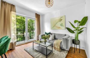 Χώρος καθιστικού στο Beautiful apartment at Frogner Oslo