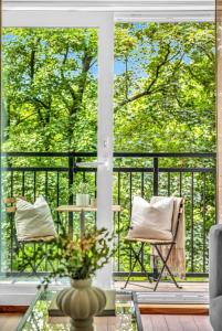 Μπαλκόνι ή βεράντα στο Beautiful apartment at Frogner Oslo