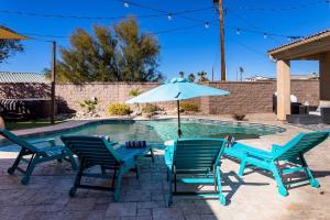 Patio nebo venkovní prostory v ubytování Avalon Havasu Pool Spa Playground Sleeps 20