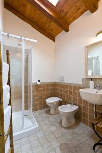 Koupelna v ubytování B&B Stentadì