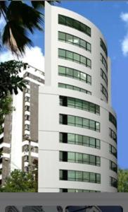 O edifício em que o apartamento se localiza