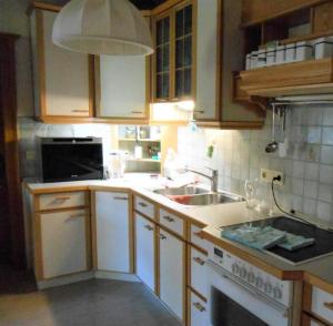 Kuchyň nebo kuchyňský kout v ubytování Haus Steiner EG