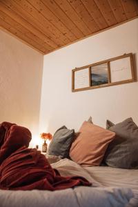 Posteľ alebo postele v izbe v ubytovaní Appartement Gipfelblick- Tiroler Zugspitze Arena in Biberwier