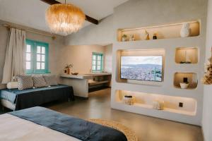 Katil atau katil-katil dalam bilik di Pousada Boutique Preá Beira Mar - Raro Life