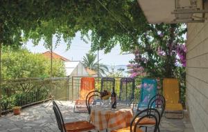 Ein Balkon oder eine Terrasse in der Unterkunft Apartments Zdravko