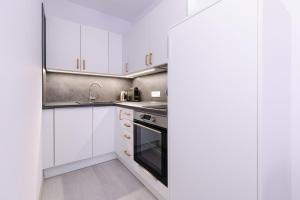 Kuchyň nebo kuchyňský kout v ubytování Apartmán 12 - Rezidence K Lanovce