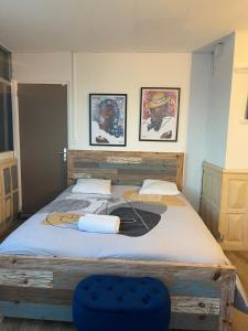 Voodi või voodid majutusasutuse PENTHOUSE 10 MIN port croisière et aéroport toas