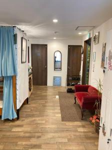 Posezení v ubytování Minato Hostel