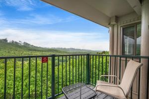 En balkon eller terrasse på Woodland Retreat