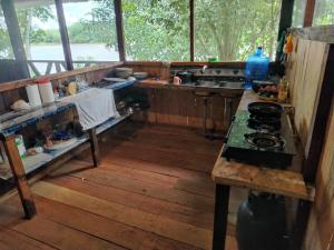 Dapur atau dapur kecil di Don Jaime - Hostel