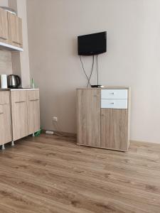 TV a/nebo společenská místnost v ubytování Sunlight Studio