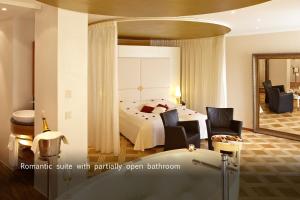 Krevet ili kreveti u jedinici u okviru objekta Hotel des Balances