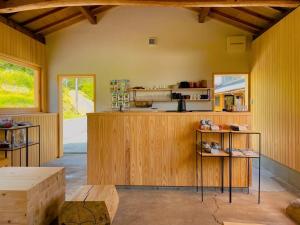 Η κουζίνα ή μικρή κουζίνα στο 古民家宿THYME（タイム）