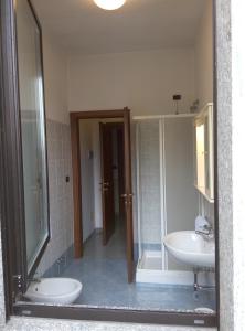 Koupelna v ubytování Hotel Cristallo