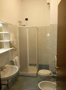 Koupelna v ubytování Hotel Cristallo