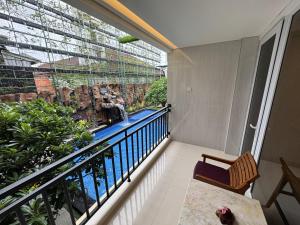 Balkón nebo terasa v ubytování Green Garden Hotel