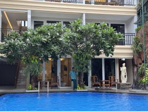Bazén v ubytování Green Garden Hotel nebo v jeho okolí