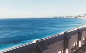 a view of the ocean from the top of a building at Hyatt Regency Nice Palais de la Méditerranée in Nice