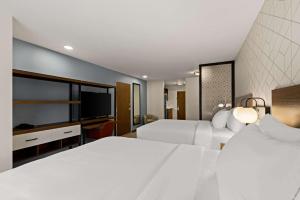 Postel nebo postele na pokoji v ubytování Everhome Suites Amarillo West - Medical Center