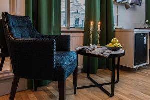 Kuchyň nebo kuchyňský kout v ubytování SPiS Hotell Amber