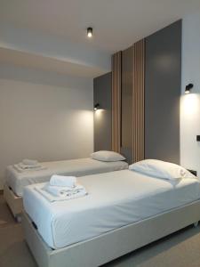 Letto o letti in una camera di Hotel Almanas