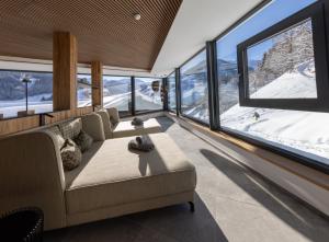 Posezení v ubytování Bachgut - Das Resort am Berg