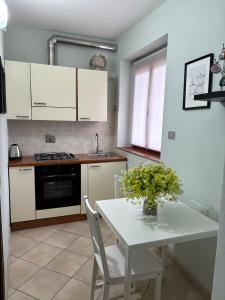 Kuchyň nebo kuchyňský kout v ubytování Casa di Greve