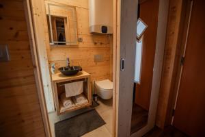 Koupelna v ubytování Studio Wild Park Panorama with Hot tub and Sauna + 37 fotografií