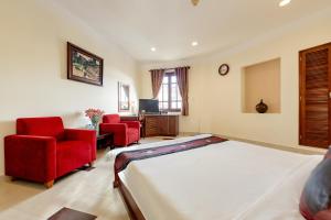 Posezení v ubytování Hùng Phong Hotel - Near Dalat Market