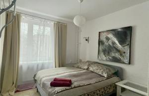 Posteľ alebo postele v izbe v ubytovaní Perfect location two bedrooms with balkony