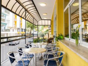 Εστιατόριο ή άλλο μέρος για φαγητό στο Hotel Cavallino Bianco Rimini