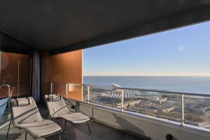 Vista generica sul mare o vista sul mare dall'interno dell'hotel