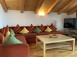 TV a/nebo společenská místnost v ubytování Penthouse Kurz