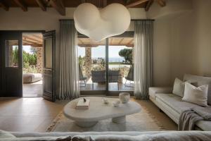 Ruang duduk di Villa Merilen