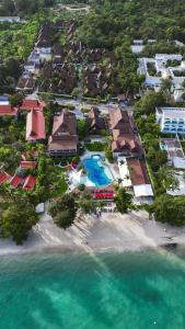 an aerial view of a resort on the beach at Amari Koh Samui in Chaweng
