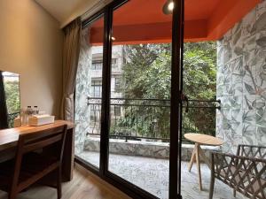 En balkon eller terrasse på Sunshine B&B