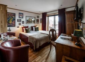 Postel nebo postele na pokoji v ubytování Hotell Havanna