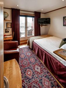 Postel nebo postele na pokoji v ubytování Hotell Havanna