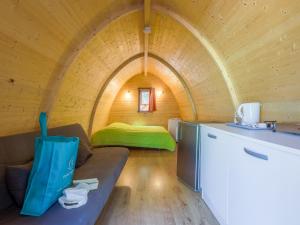 Kuchyň nebo kuchyňský kout v ubytování Camping Torraccia