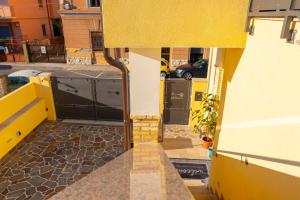 an overhead view of a house with a garage at Casa Fortuna in Monfalcone