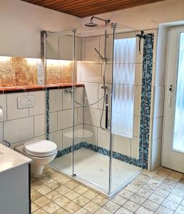 A bathroom at Apartment Schwarzindien