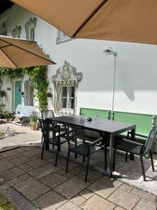 Patio nebo venkovní prostory v ubytování Ferienwohnung Gartenglück