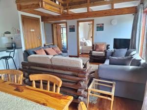 Area soggiorno di PA Sands Beach House Kowie River 9 Sleeper Pool
